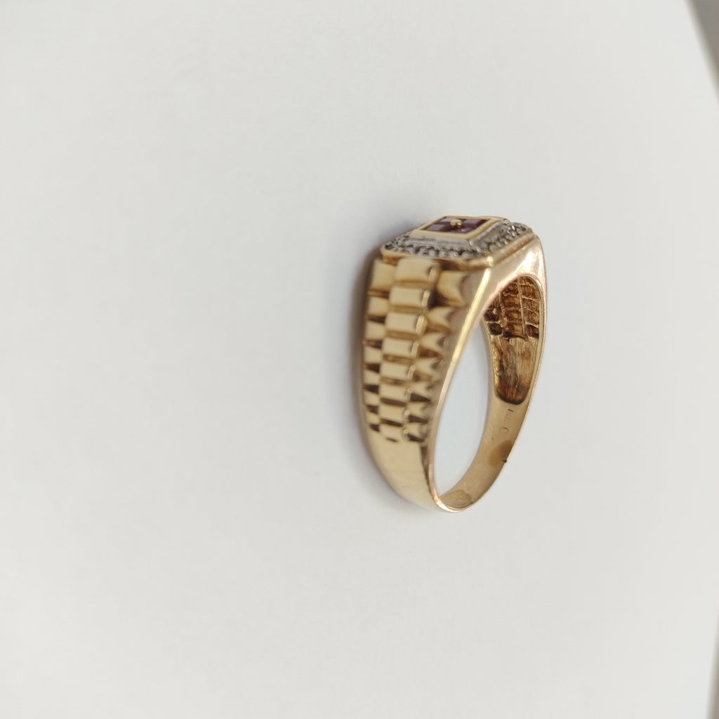 ANILLO ORO 14 K 8 GRMS (SEMINUEVO)