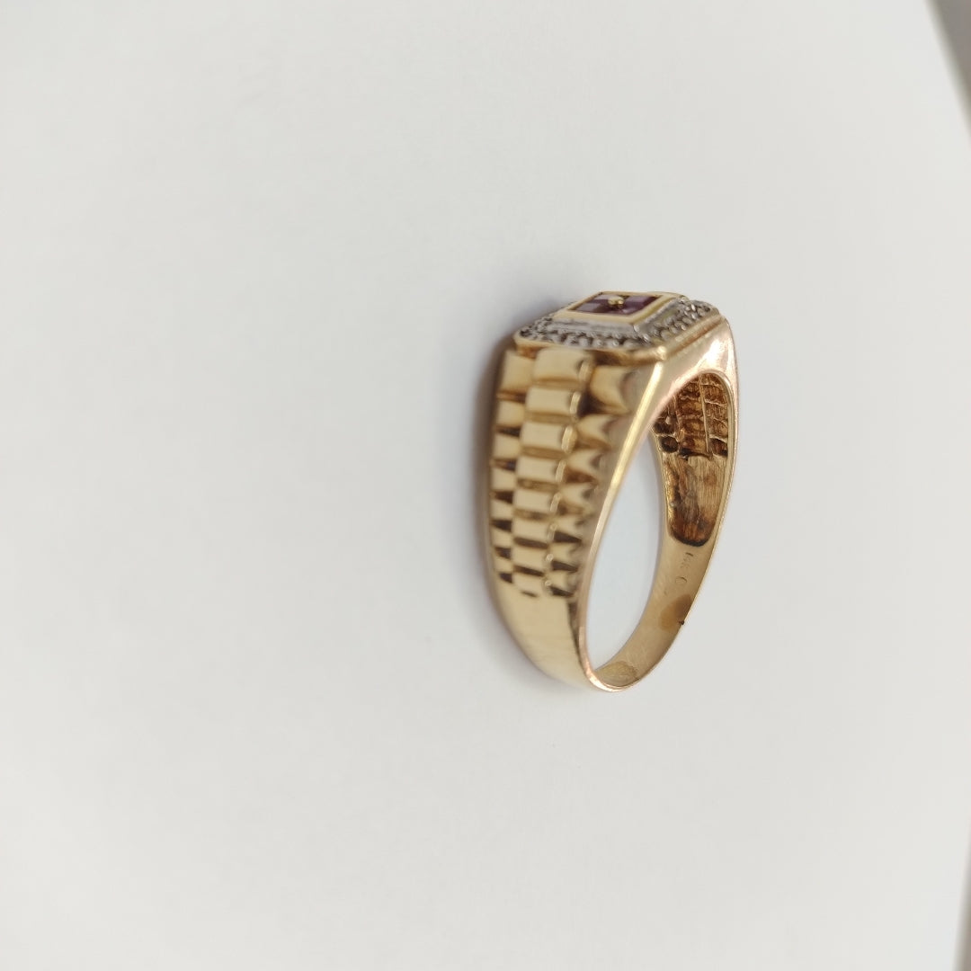 ANILLO ORO 14 K 8 GRMS (SEMINUEVO)