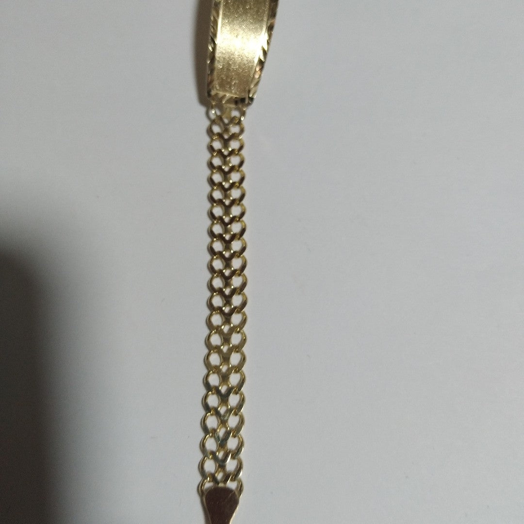 PULSERA ESCLAVA CHINO 14K 21 CM 9.8 GR (NUEVO)