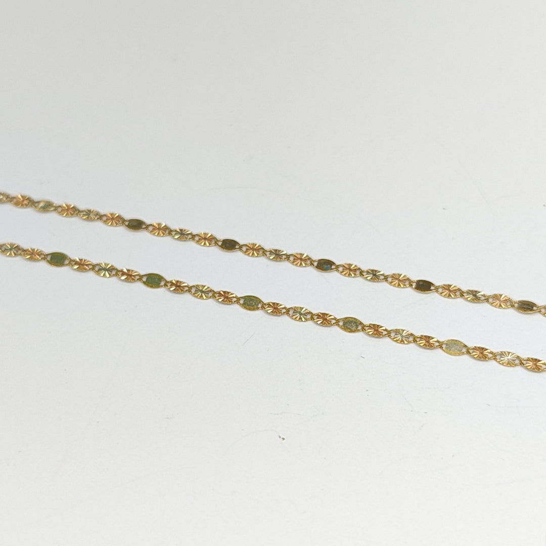 CADENA ORO 14 K 1.6 GRMS (SEMINUEVO)
