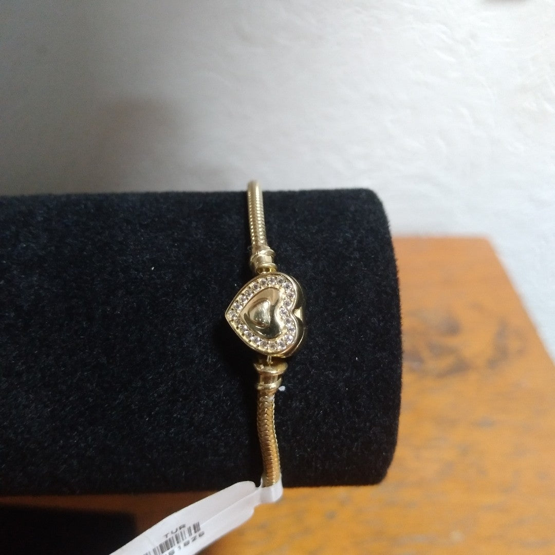 PULSERA CHARM ORO 14K 17 (NUEVO)