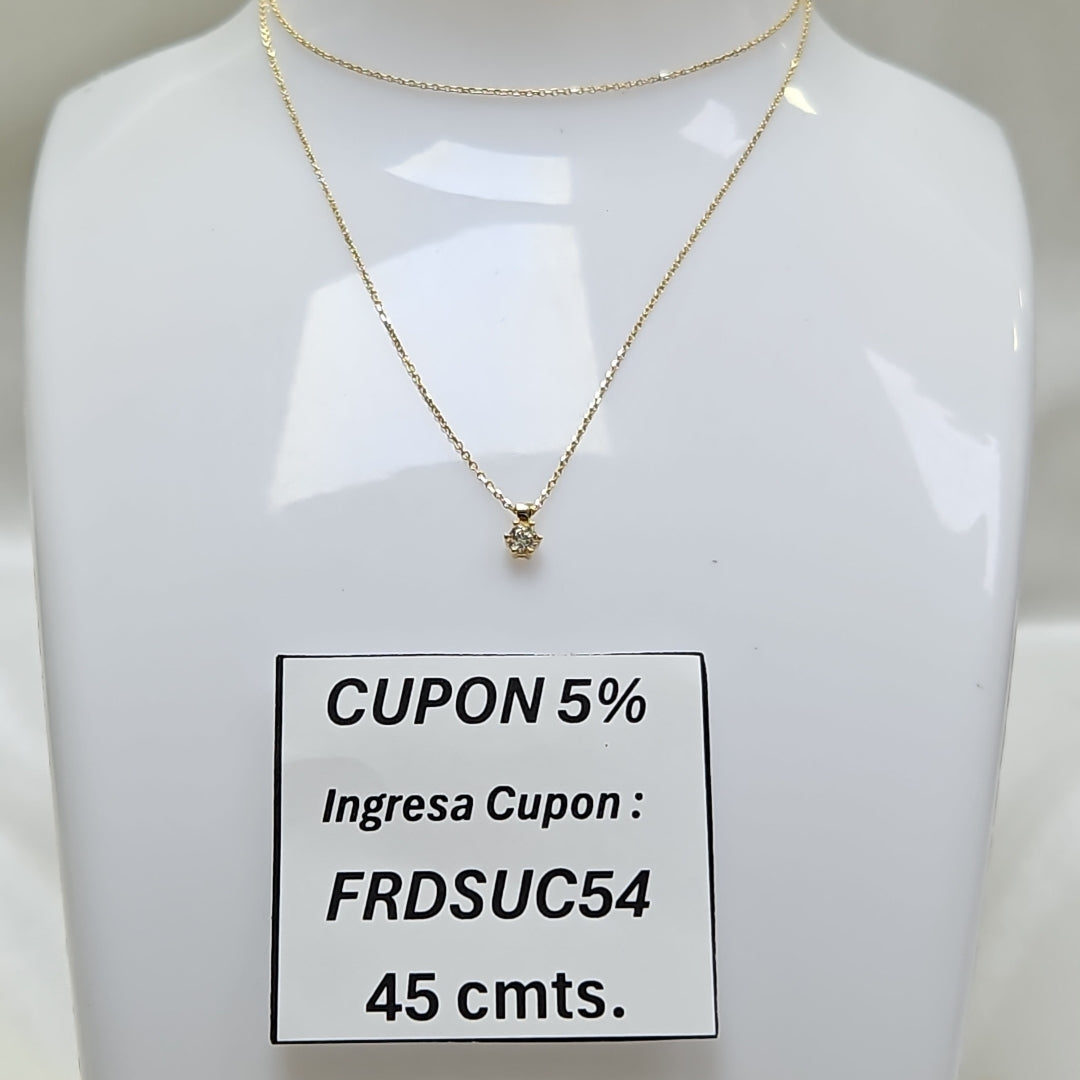 GARGANTILLAS ORO 14K 1.4 (NUEVO)