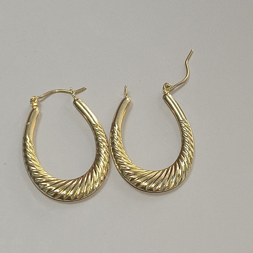 ARRACADAS PAR ORO 14 K 2,10 GRMS (SEMINUEVO)
