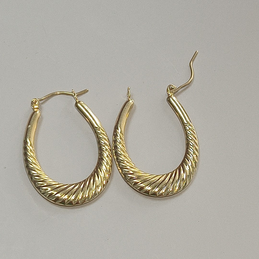 ARRACADAS PAR ORO 14 K 2,10 GRMS (SEMINUEVO)