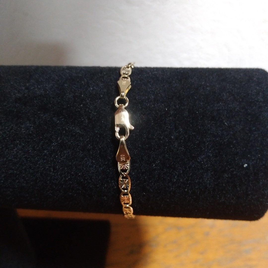 PULSERA GUCHI 14K 18 CM 2.9 GR (NUEVO)