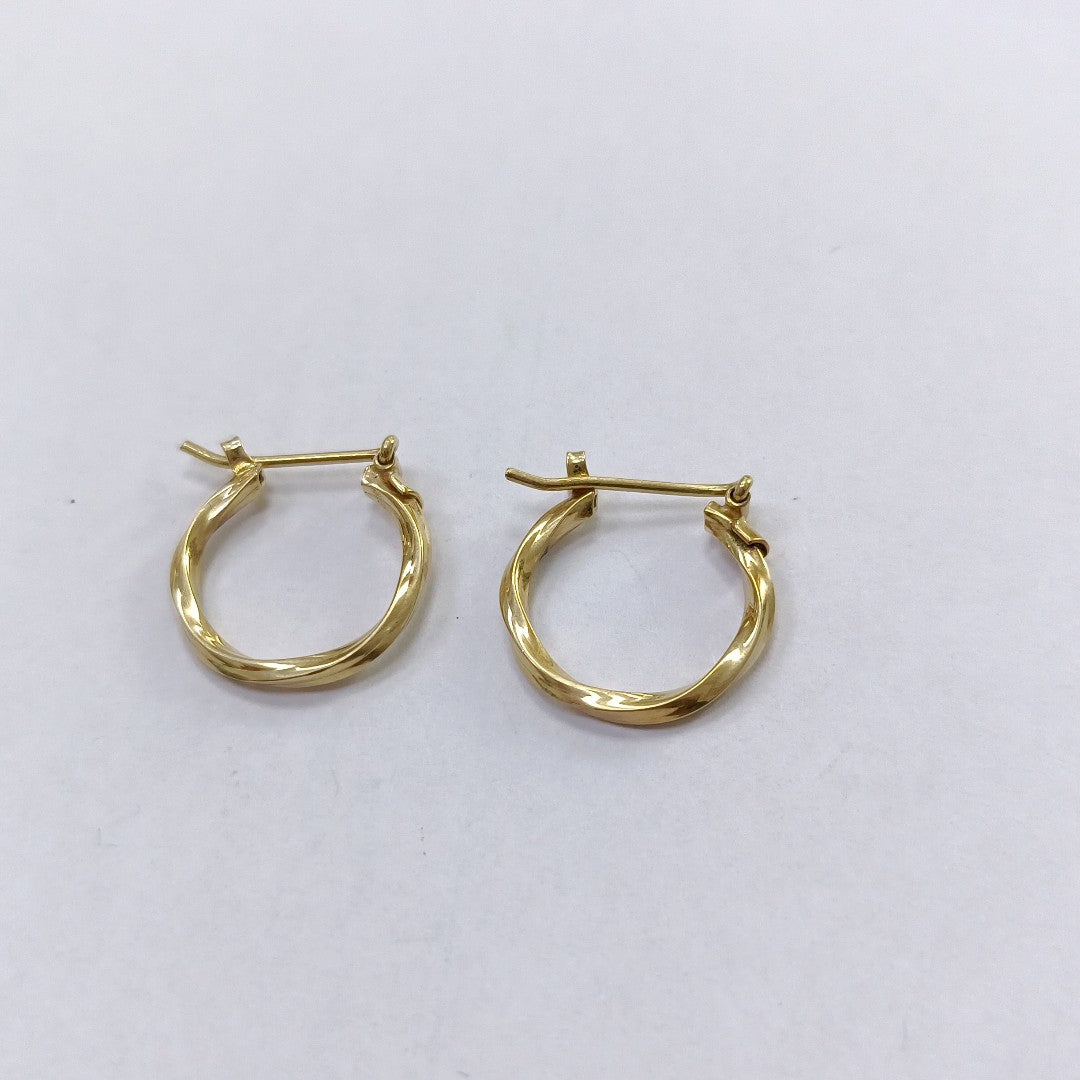 ARRACADAS PAR ORO 14 K 2.3 GRMS (SEMINUEVO)