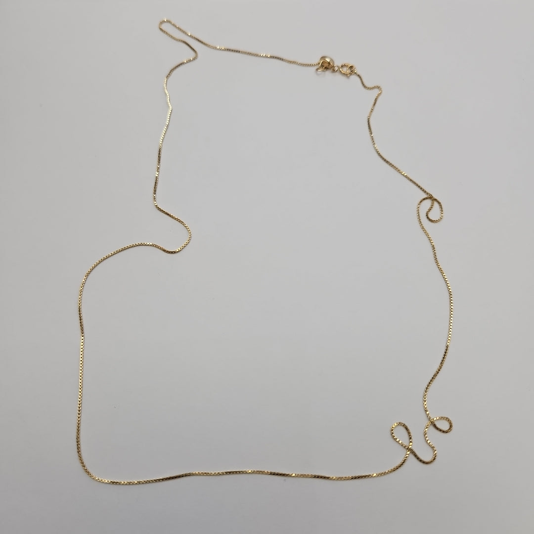 CADENA VENECIANO 14K 55 CM 1.7 GR (NUEVO)