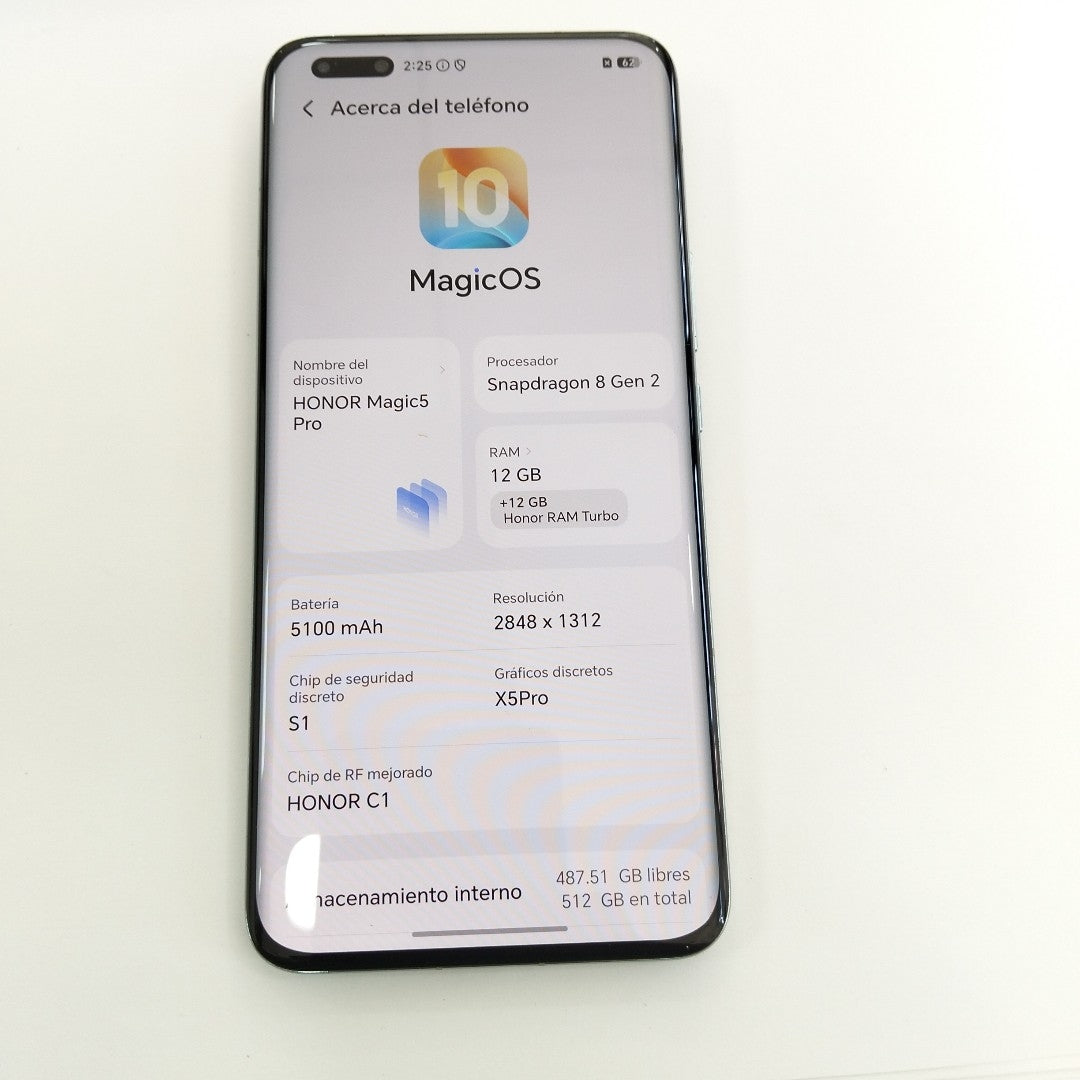 CELULAR HONOR MAGIC 5 PRO PGT-N19 512 GB 12 GB RAM (SEMINUEVO)