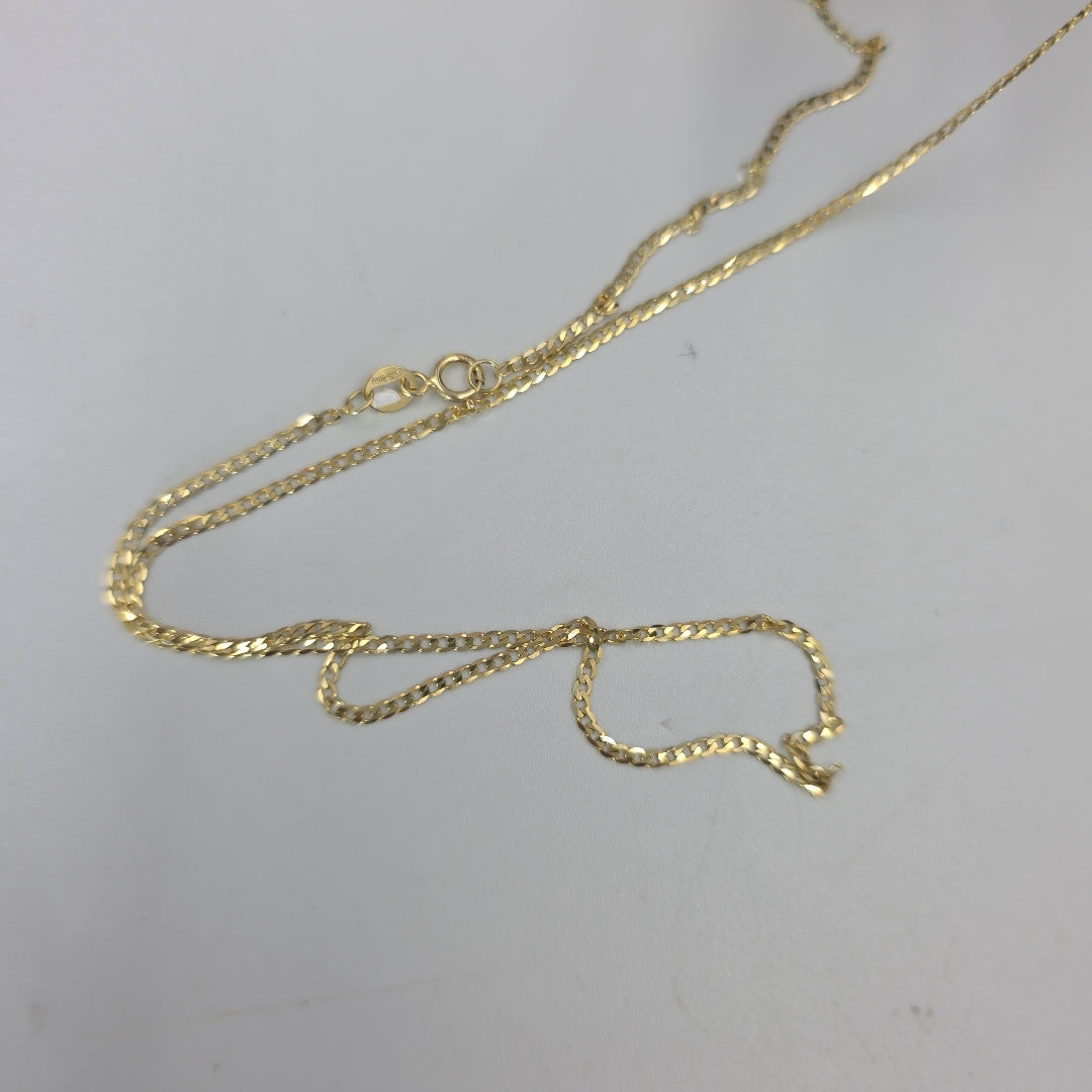 CADENAS BARBADA AMARILLA ORO 14K 2.1 (NUEVO)