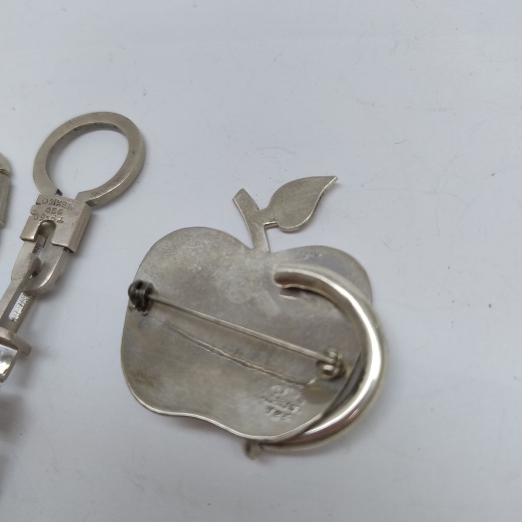 DIJE, LLAVERO, PRENDEDOR PLATA 126 GRMS (SEMINUEVO)
