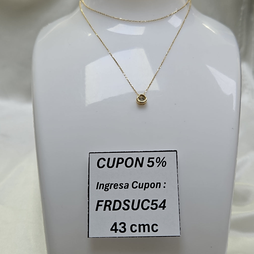 GARGANTILLAS ORO 14K 1.5 (NUEVO)