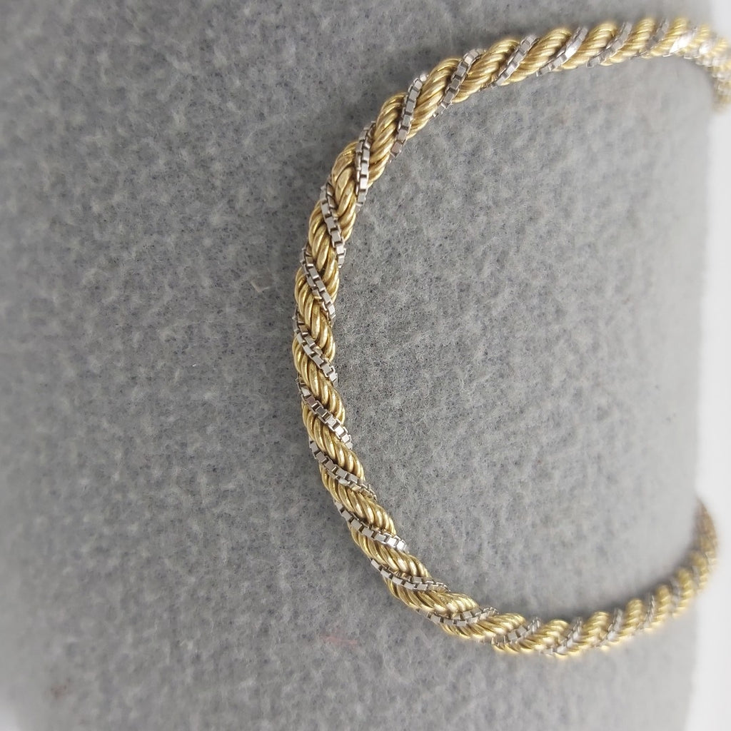 CADENA ORO COMBINADO 14 K 10,50 GRMS (SEMINUEVO)
