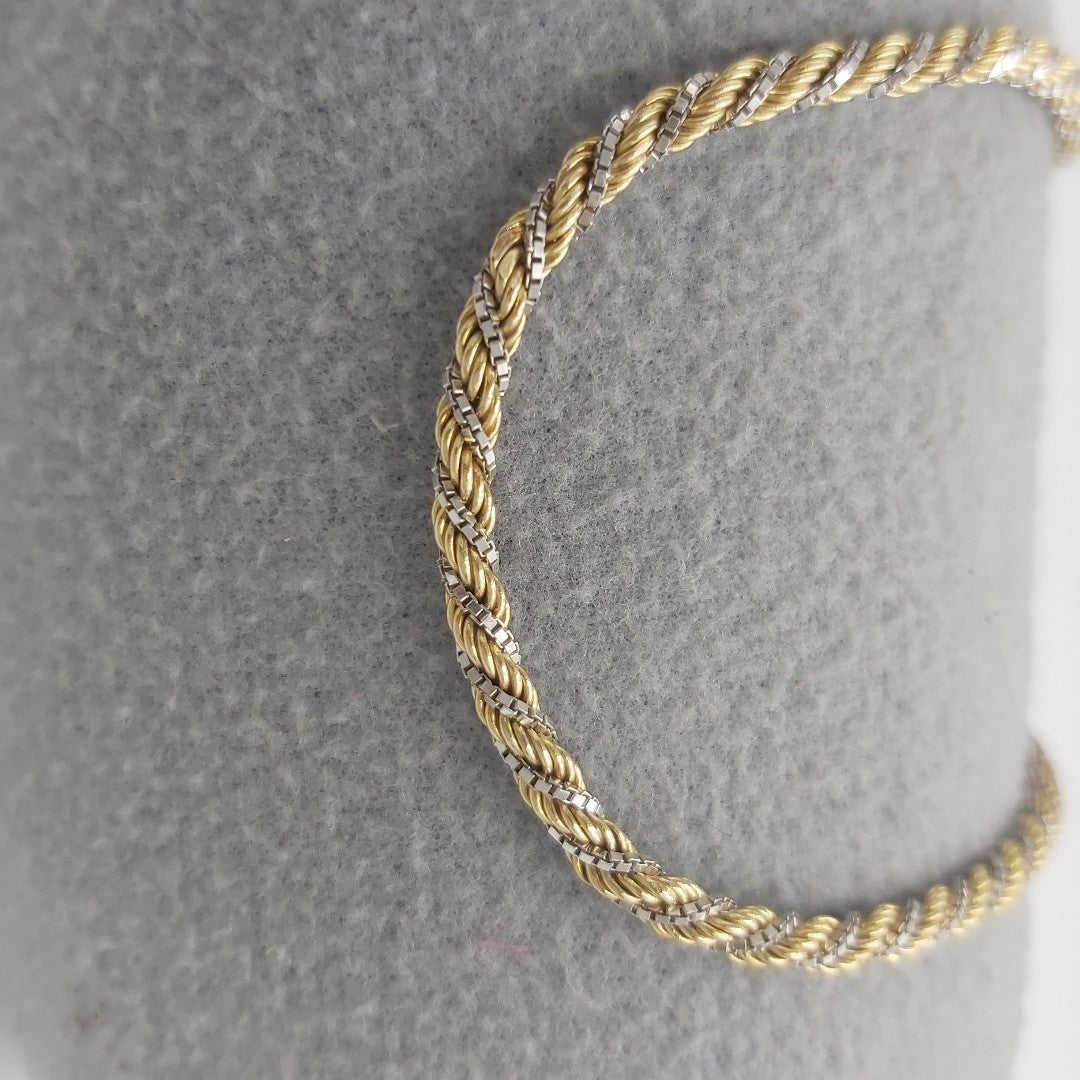 CADENA ORO COMBINADO 14 K 10,50 GRMS (SEMINUEVO)