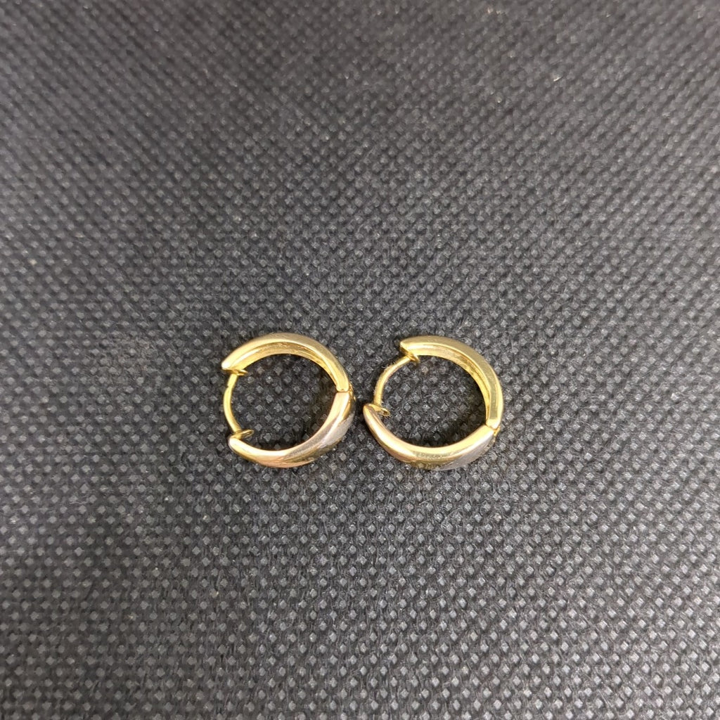ARETES PAR ORO COMBINADO 14 K 1,50 GRMS (SEMINUEVO)