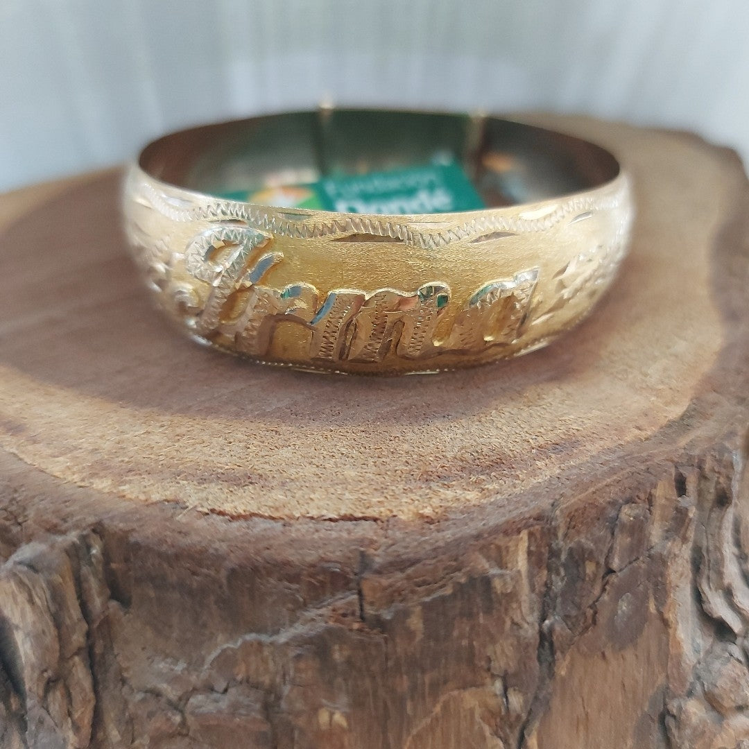 PULSERA RIGIDA ORO 10 K 14,70 GRMS (SEMINUEVO)