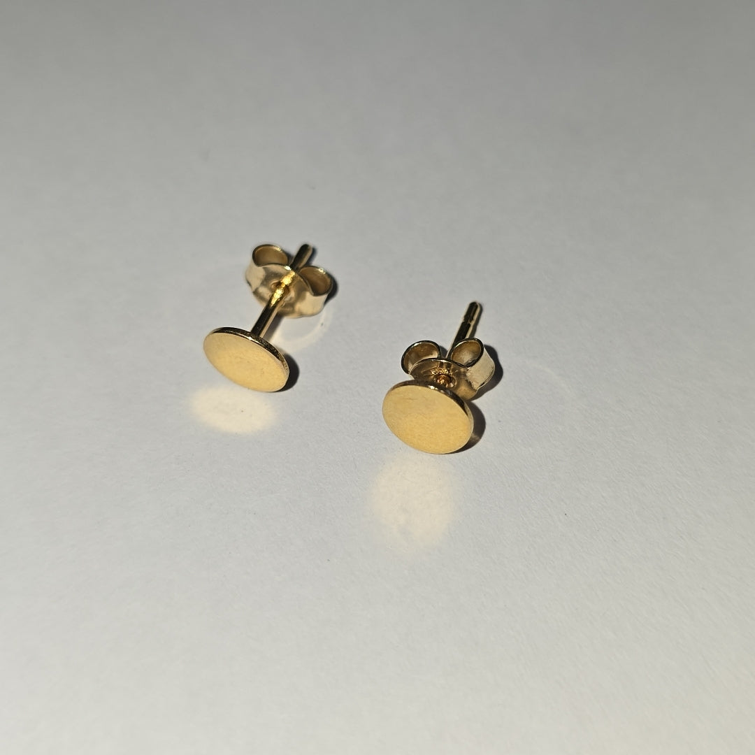BROQUELES PAR ORO 14 K 0,70 GRMS (SEMINUEVO)
