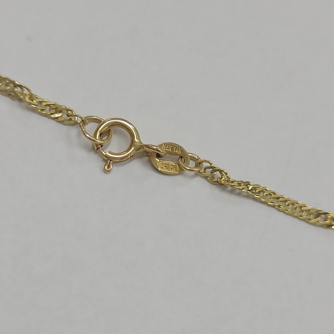 CADENA ORO 14 K 2.3 GRMS (SEMINUEVO)