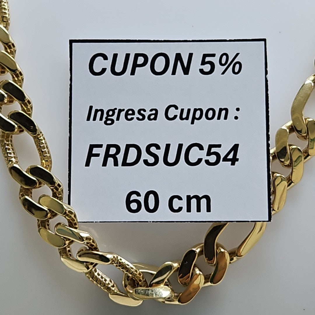 CADENAS CARTIER 3 1 AMARILLA ORO 14K 32.3 (NUEVO)