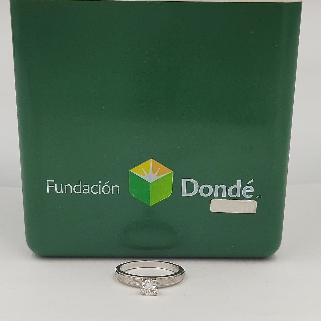 ANILLITO ORO,ORO BLANCO 14 K 2,30 GRMS (SEMINUEVO)