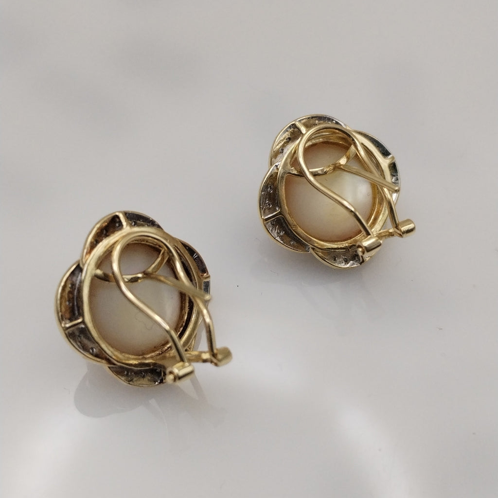 ARETES PAR ORO 14 K 8,60 GRMS (SEMINUEVO)