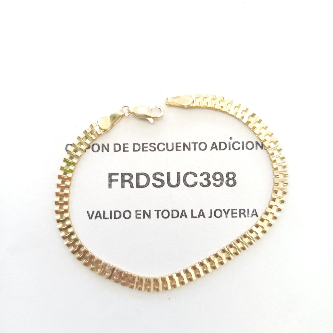 PULSERA ESPECIAL 14K 18 CM 4.1 GR (NUEVO)