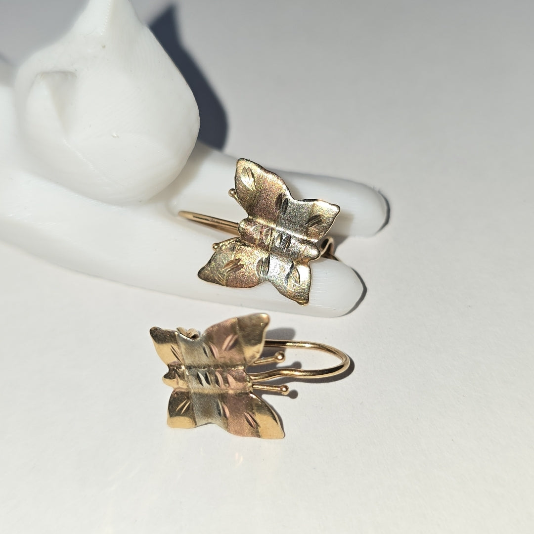 ARETES PAR ORO 10 K 1.2 GRMS (SEMINUEVO)