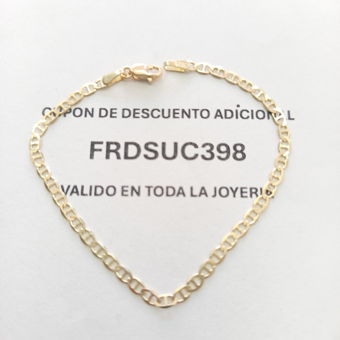 PULSERA GUCHI 14K 18 CM 2 GR (NUEVO)