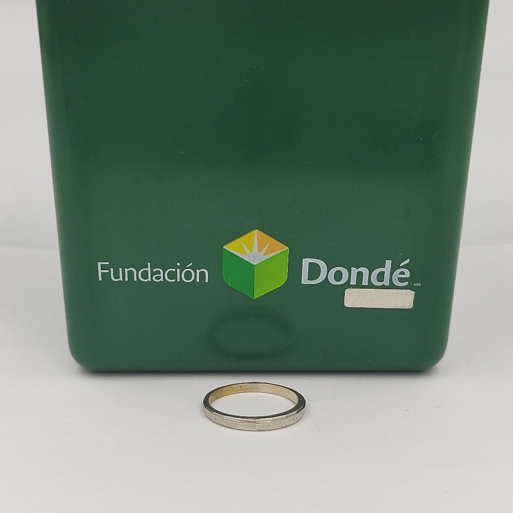 ARGOLLA ORO,ORO BLANCO 14 K 1,70 GRMS (SEMINUEVO)