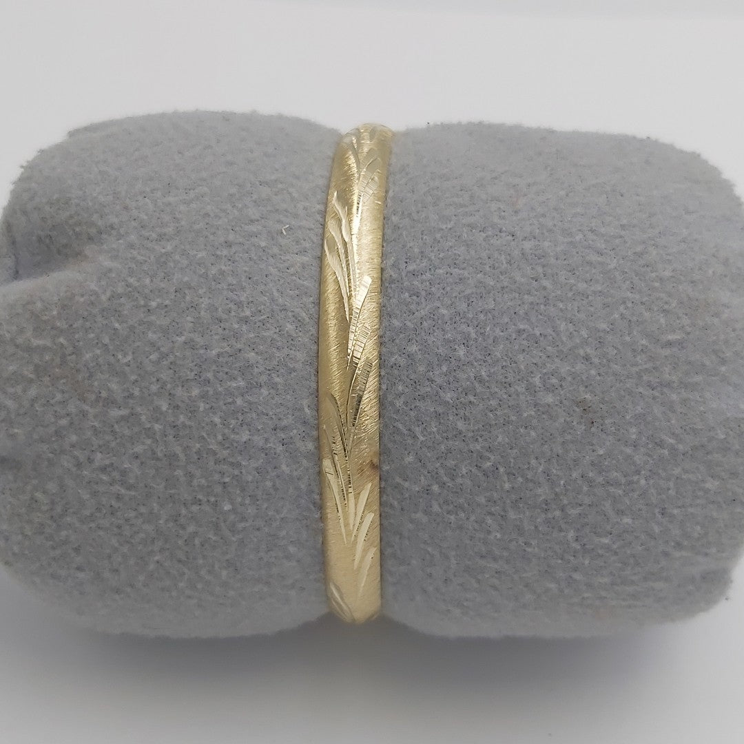PULSERA RIGIDA ORO 14 K 9.2 GRMS (SEMINUEVO)