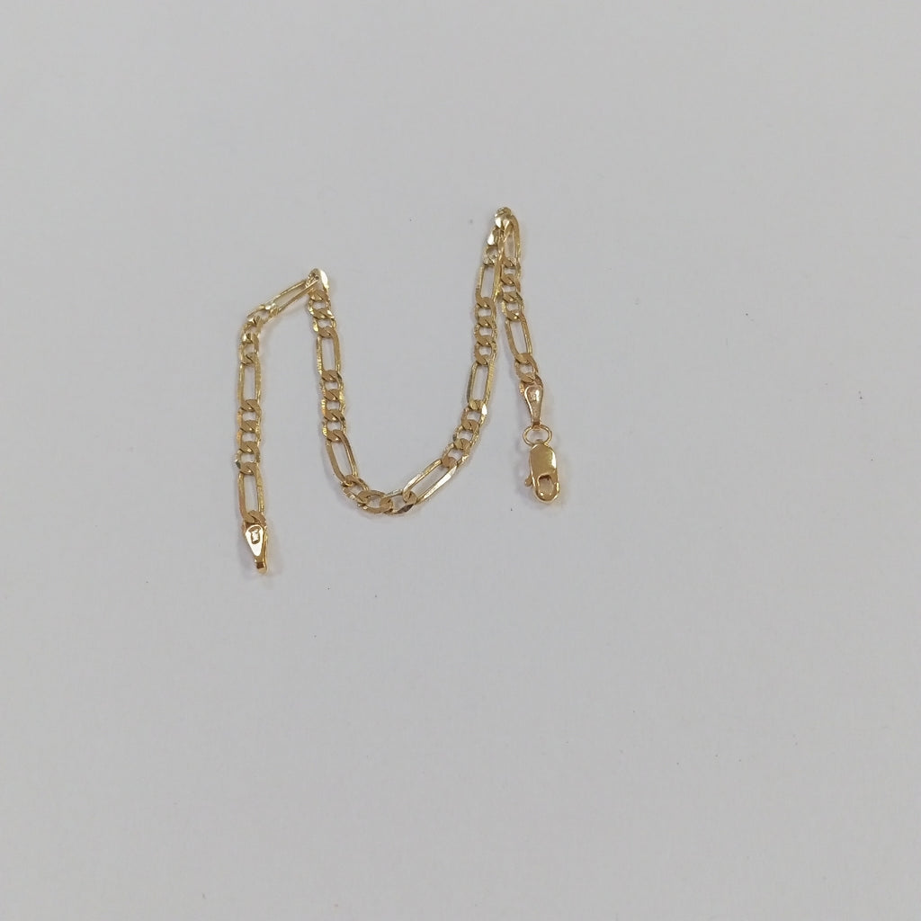 PULSERA TEJIDO 3X1 14K 18 CM 2.6 GR (NUEVO)