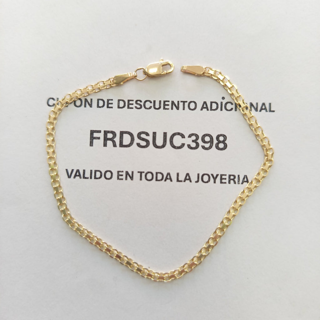 PULSERA BISMARK 14K 18 CM 2.4 GR (NUEVO)