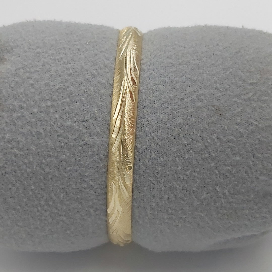 PULSERA RIGIDA ORO 14 K 9.2 GRMS (SEMINUEVO)
