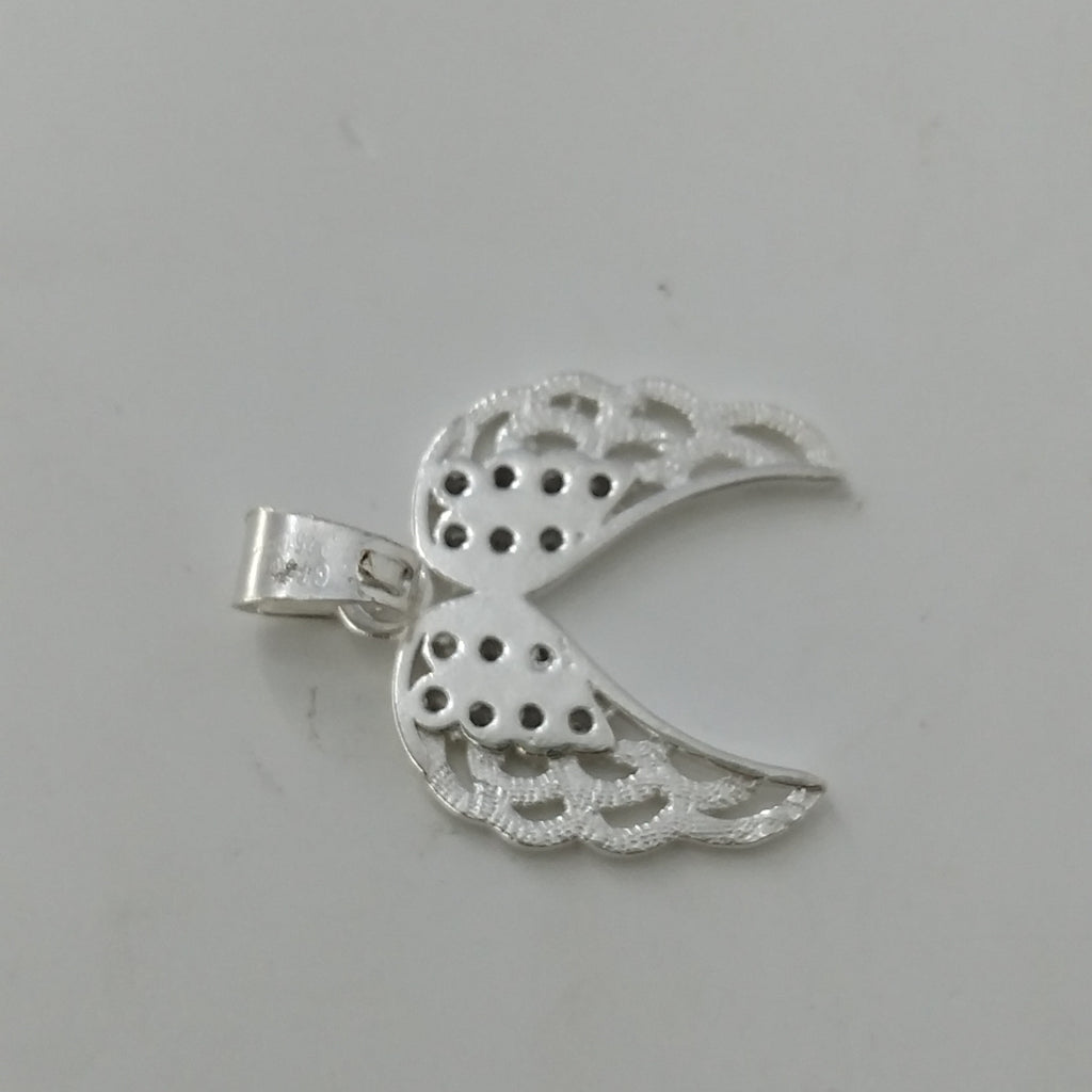 DIJE ALAS C/CIRCONIAS PLATA .925 2.3 GR (NUEVO)