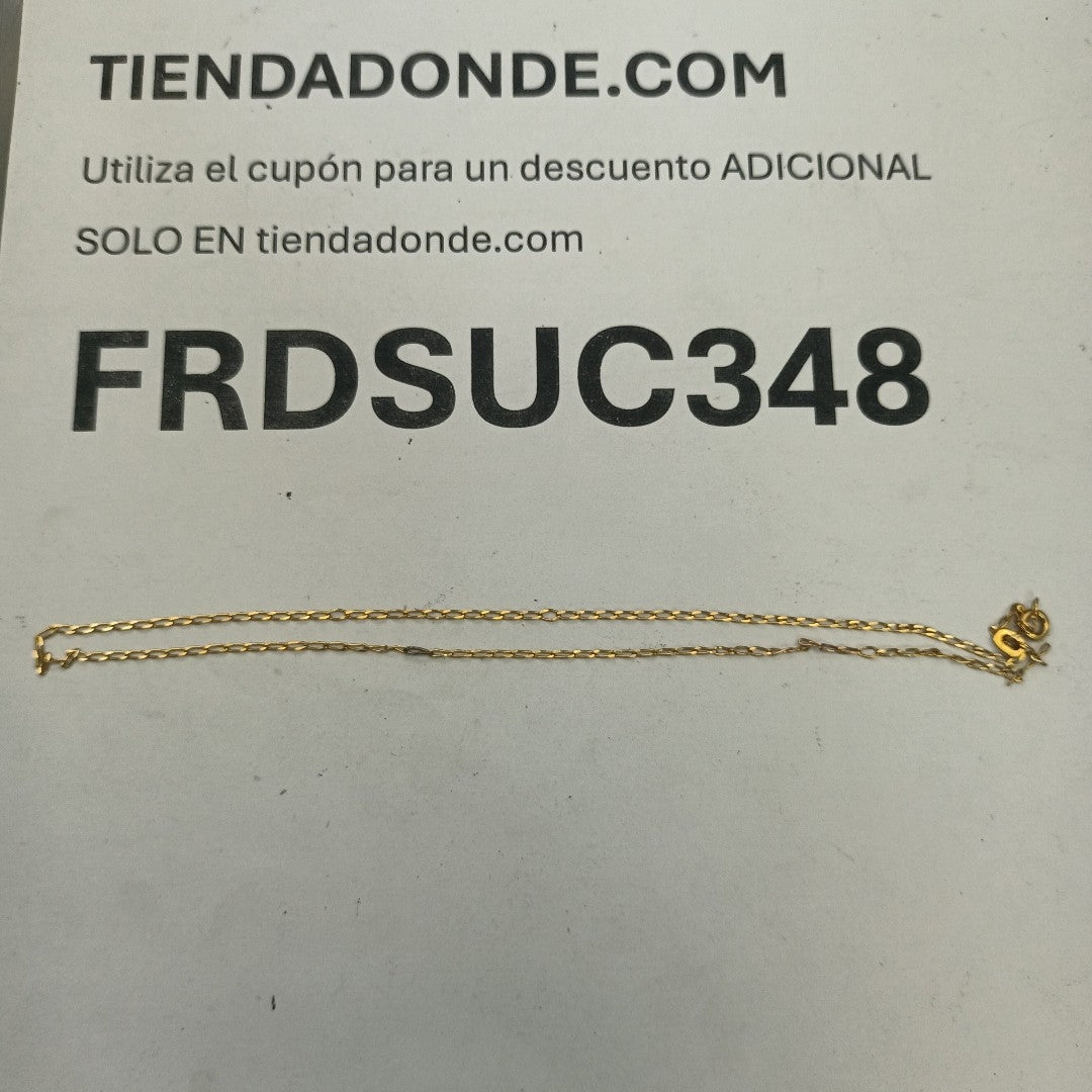 CADENA ORO 14 K 1.5 GRMS (SEMINUEVO)
