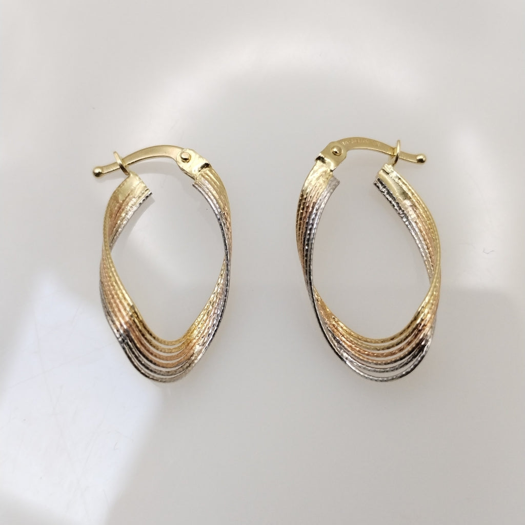 ARETES PAR ORO 14 K 1,60 GRMS (SEMINUEVO)
