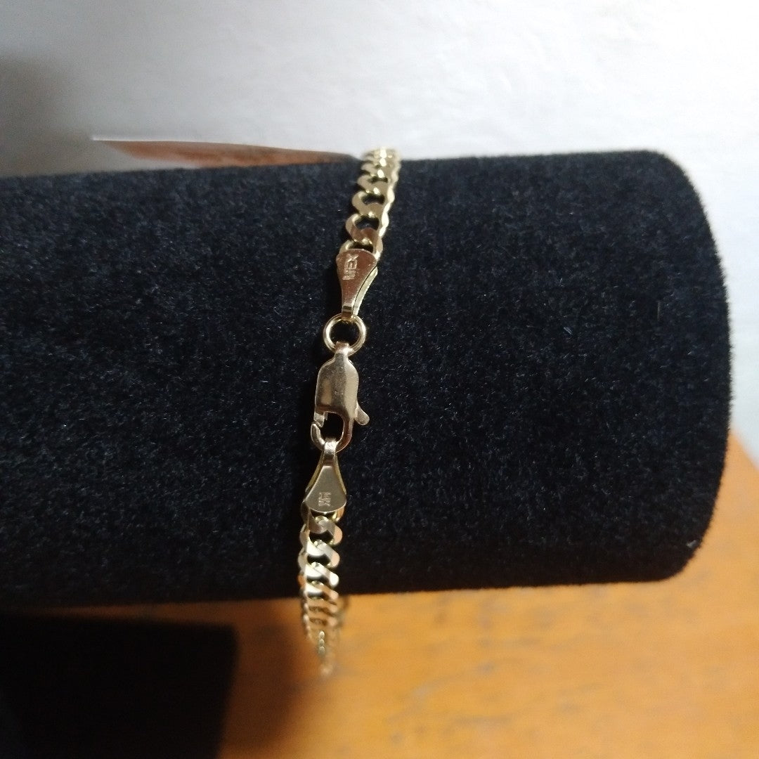 PULSERA BARBADA 14K 21 CM 5 GR (NUEVO)