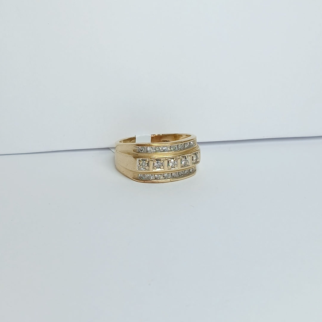 ANILLO ORO 10 K 6,60 GRMS (SEMINUEVO)
