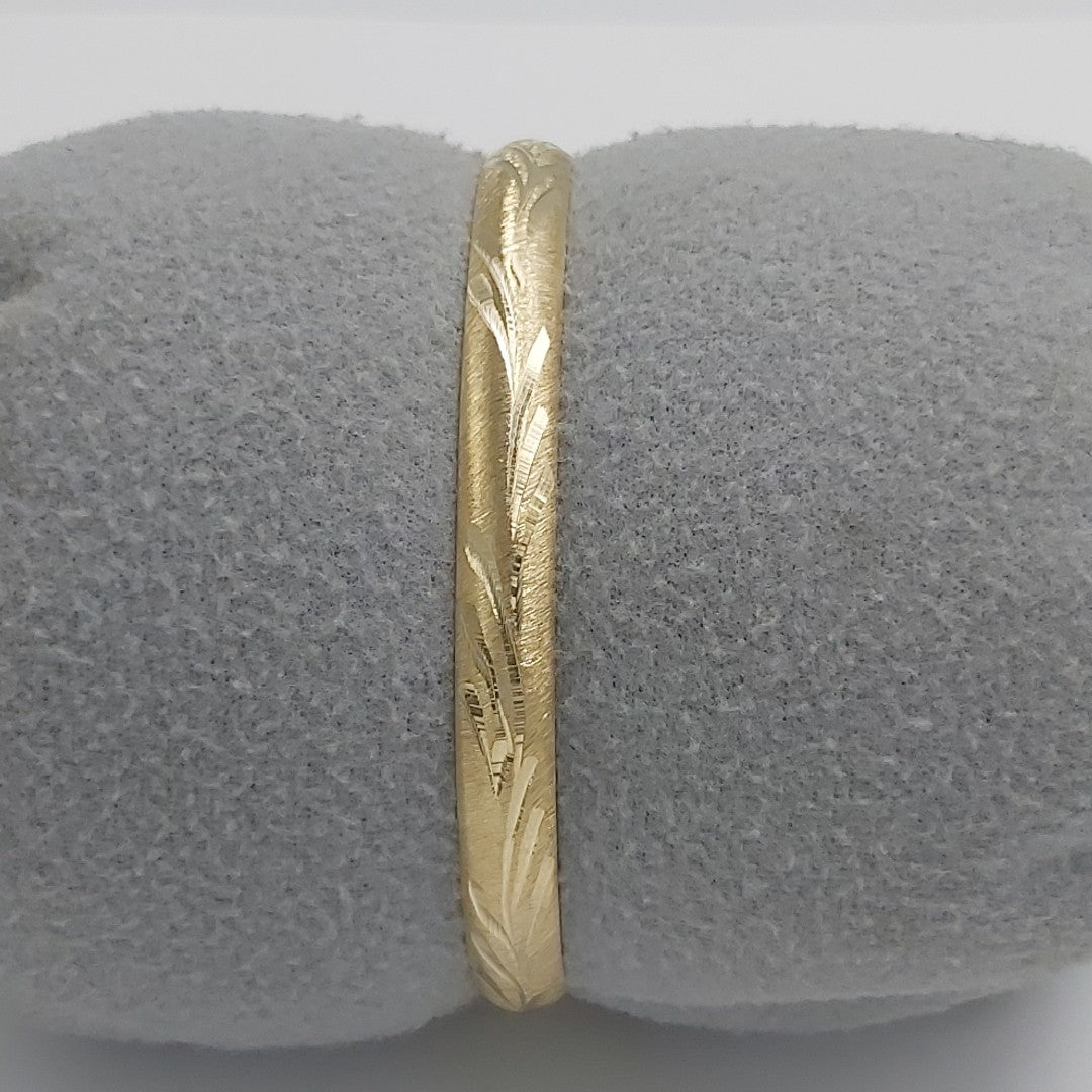 PULSERA RIGIDA ORO 14 K 9.1 GRMS (SEMINUEVO)