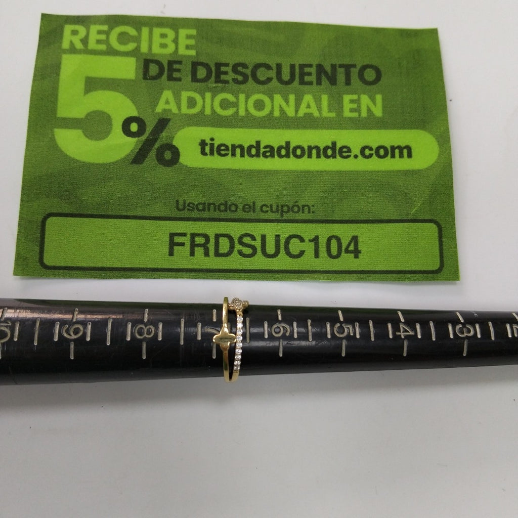 ANILLO ORO 14 K 1,60 GRMS (SEMINUEVO)