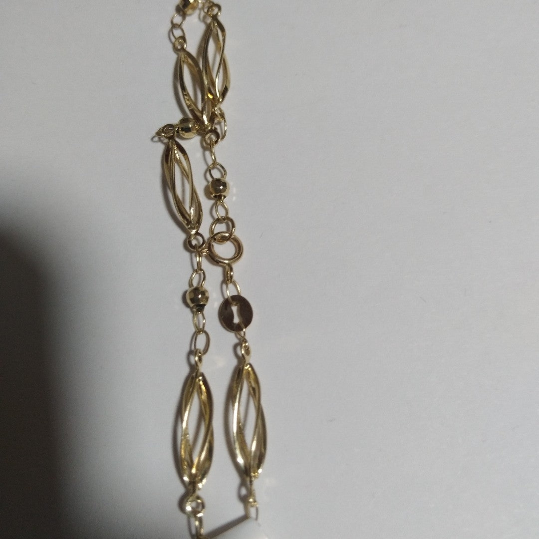 PULSERA ESPECIAL 14K 18 CM 2 GR (NUEVO)