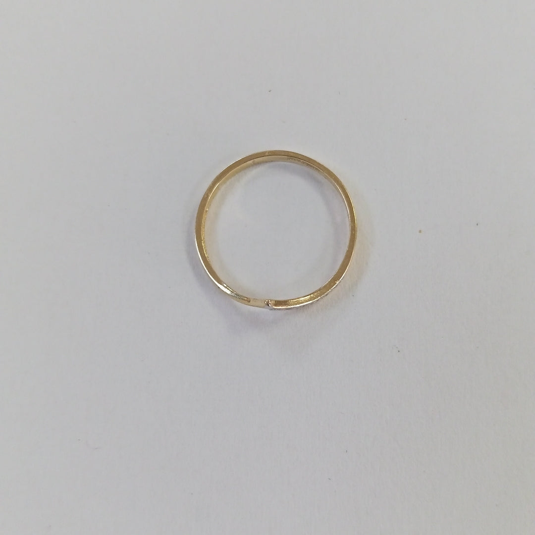 ANILLOS CON CIRCONIAS 14K TALLA 7 1 GR (NUEVO)