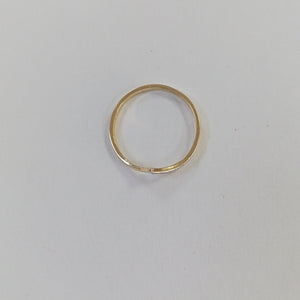 ANILLOS CON CIRCONIAS 14K TALLA 7 1 GR (NUEVO)