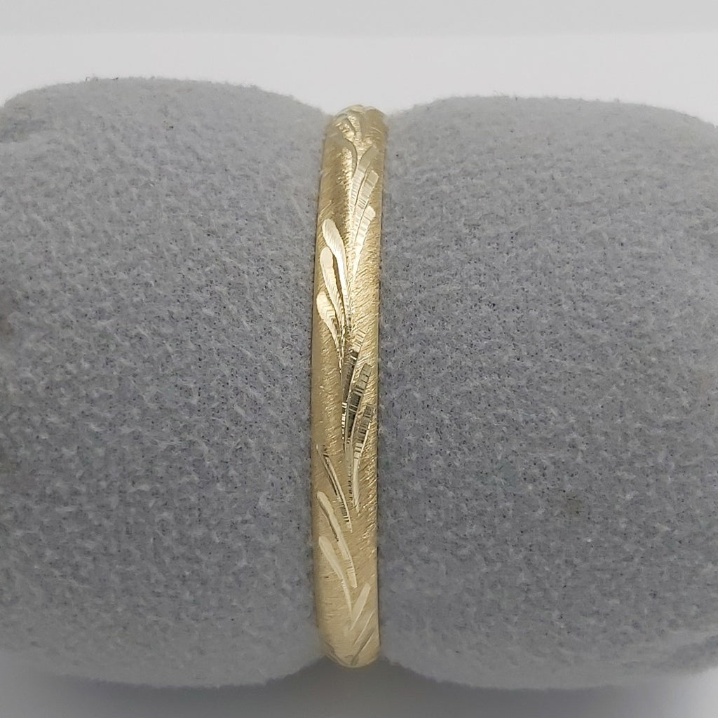 PULSERA RIGIDA ORO 14 K 8.8 GRMS (SEMINUEVO)