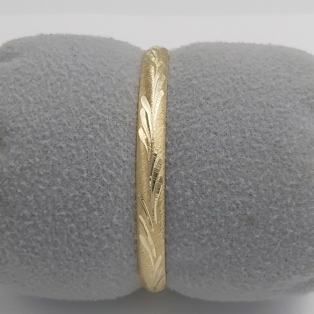 PULSERA RIGIDA ORO 14 K 8.8 GRMS (SEMINUEVO)