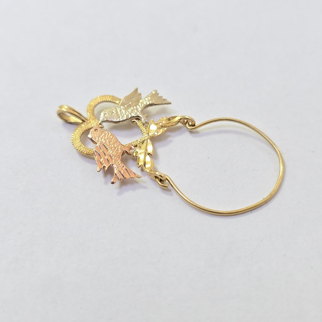 DIJE ORO COMBINADO 14 K 1.7 GRMS (SEMINUEVO)