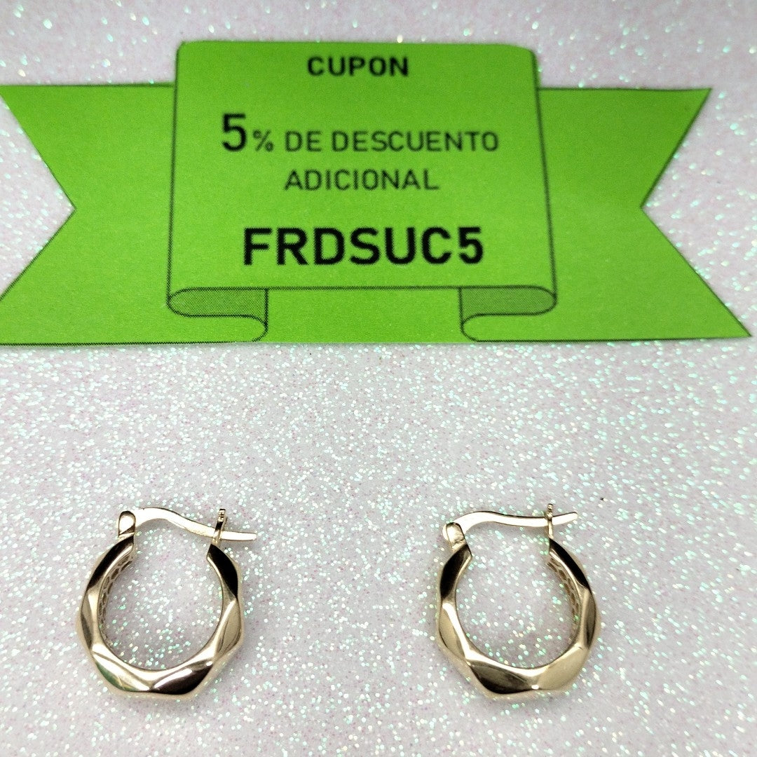 ARRACADAS ORO 14K 2.2 (NUEVO)