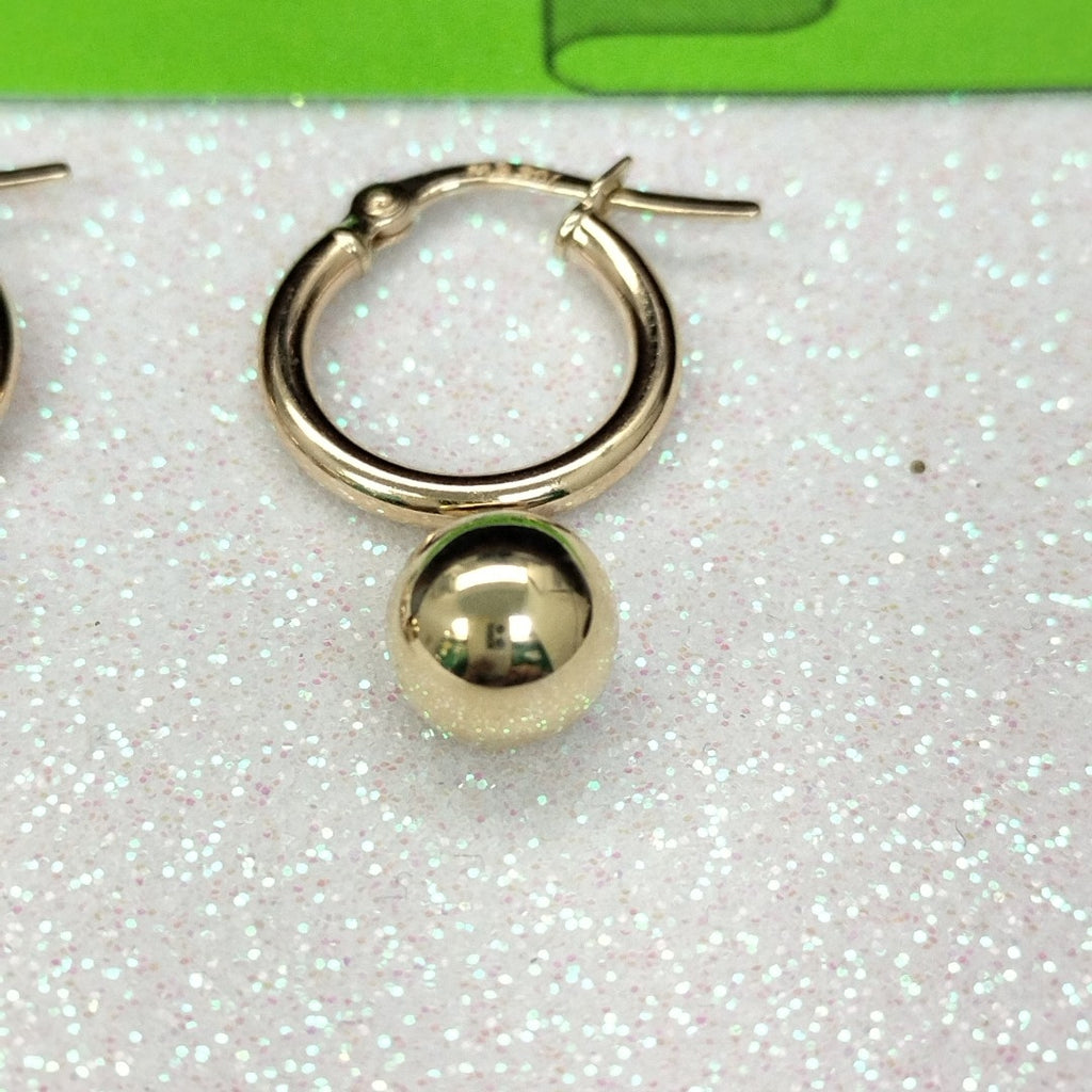 ARRACADAS ORO 14K 1.5 (NUEVO)