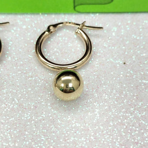 ARRACADAS ORO 14K 1.5 (NUEVO)