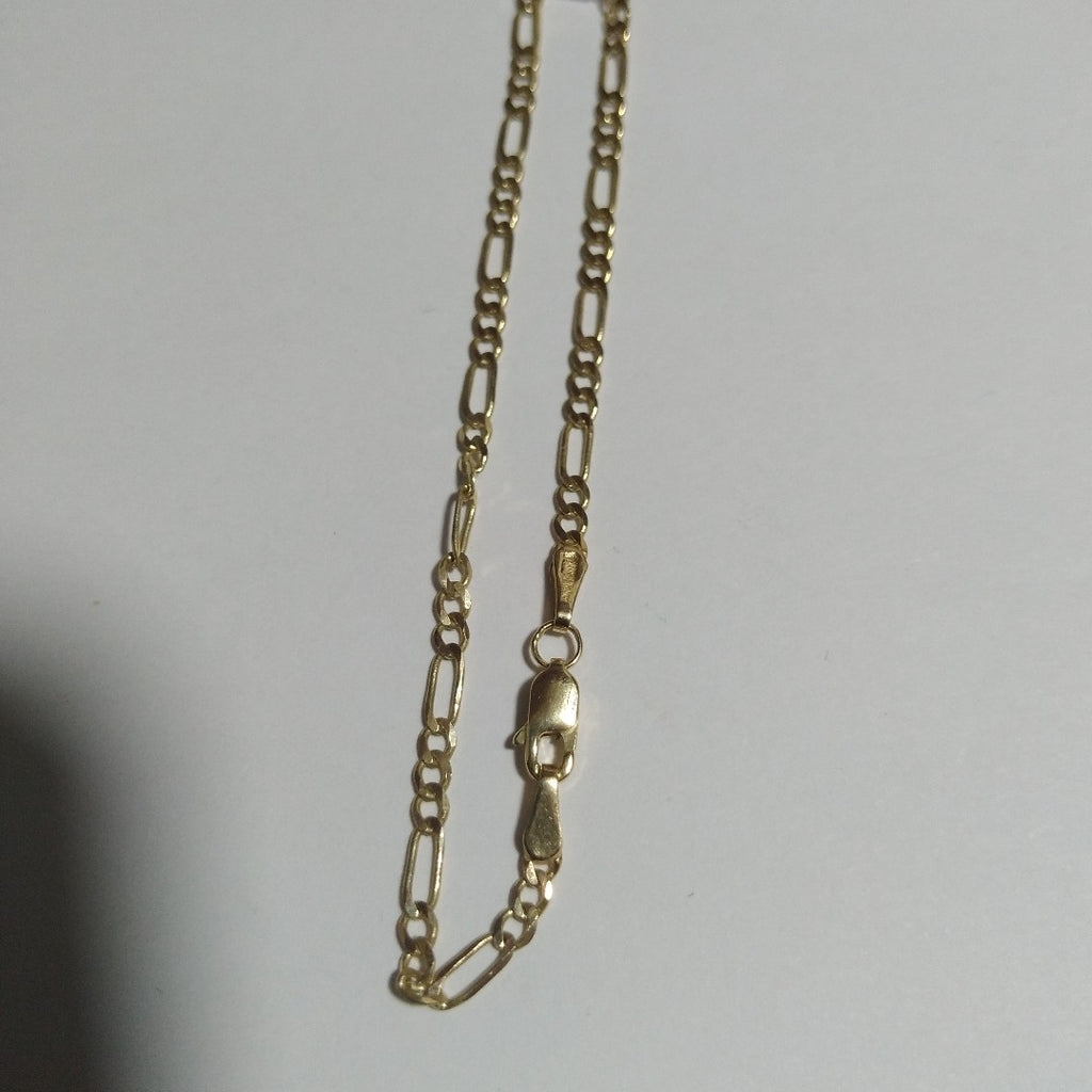 PULSERA TEJIDO 3X1 14K 18 CM 1.9 GR (NUEVO)