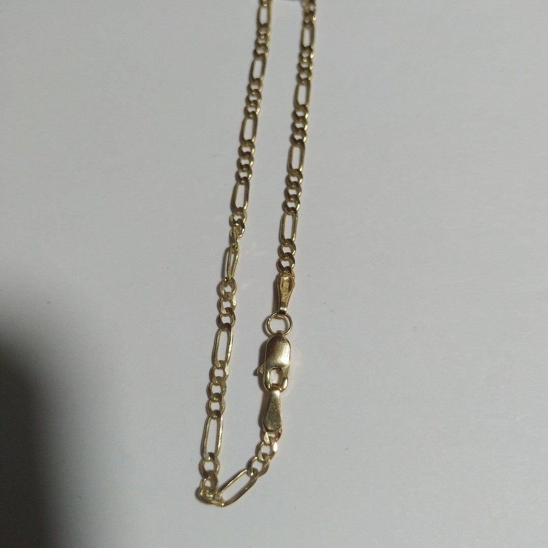 PULSERA TEJIDO 3X1 14K 18 CM 1.9 GR (NUEVO)
